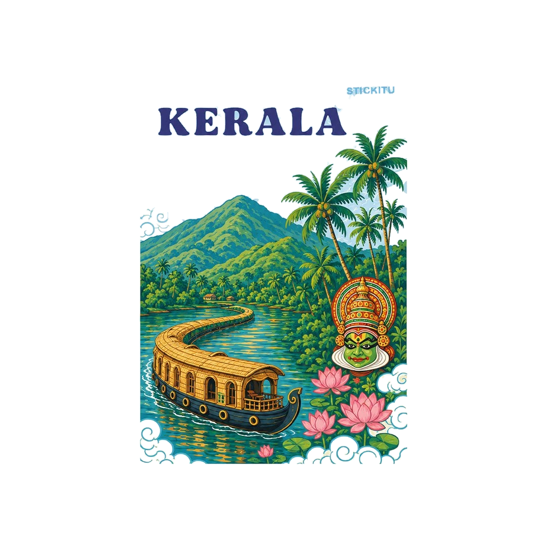Kerala Stamp Sticker